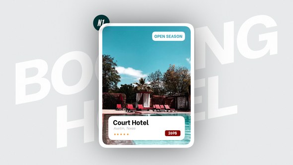 Videohive Hotel Booking Elements template preview