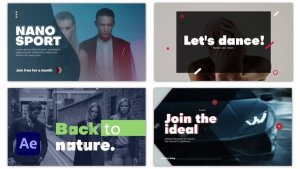 Videohive Typography Slides 56780156 Titles template preview