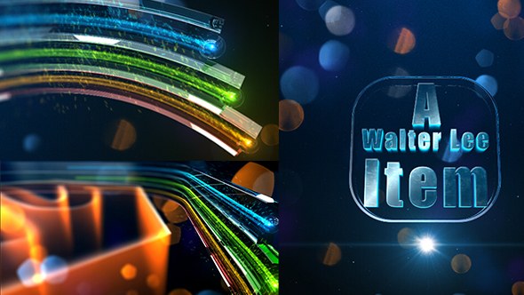 Videohive Colorful Glass Opener Openers template preview
