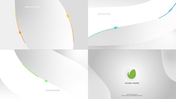 Videohive Clean Line Logo Reveals Logo Stings template preview
