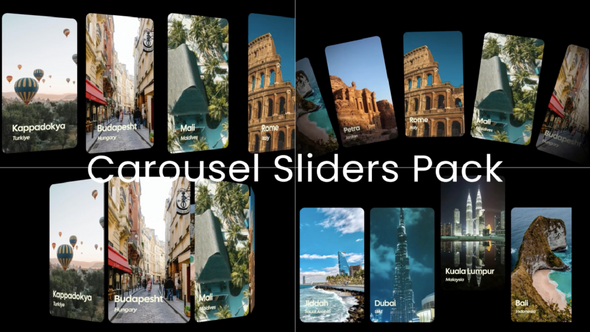 Videohive Dynamic Carousel & Slider Gallery Openers template preview