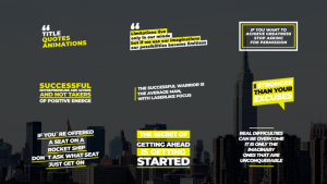 Videohive Quotes Titles | AE 53727433 Titles template preview