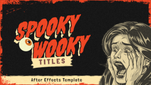 Videohive Spooky Wooky Titles Titles template preview