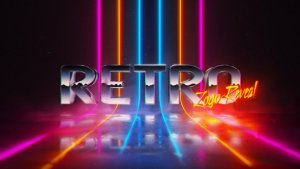 Videohive Retrowave Logo Reveal 51374779 Logo Stings template preview