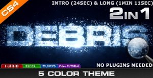 Videohive Debris Openers template preview