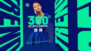 Videohive 360 Box Promo Titles template preview