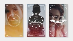 Videohive Wedding Instagram Stories Openers template preview