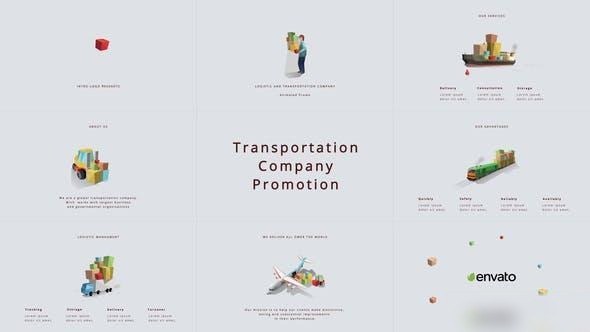 Videohive Logistic And Delivery Promotion Openers template preview