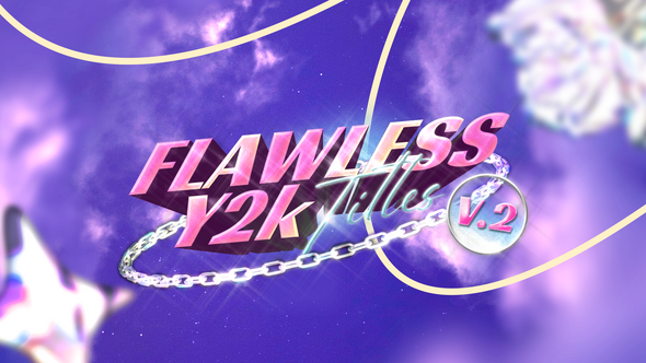 Videohive Flawless Y2K Titles V2 Titles template preview