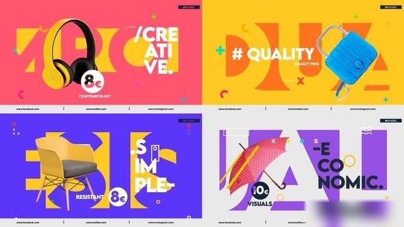 Videohive Colorful Product Promo 28256439 Openers template preview