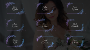 Videohive Wedding Titles - Rectangular Frames Titles template preview