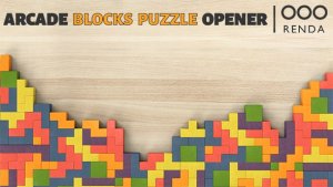 Videohive Arcade Blocks Puzzle Opener Openers template preview