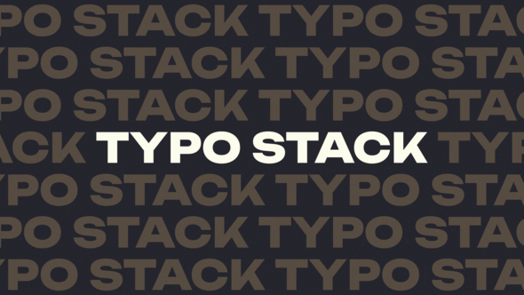 Videohive TYPO STACK Titles template preview