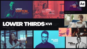 Videohive Lower Thirds XVI Titles template preview