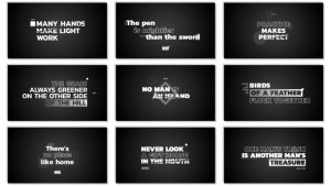 Videohive Cut Titles Titles template preview