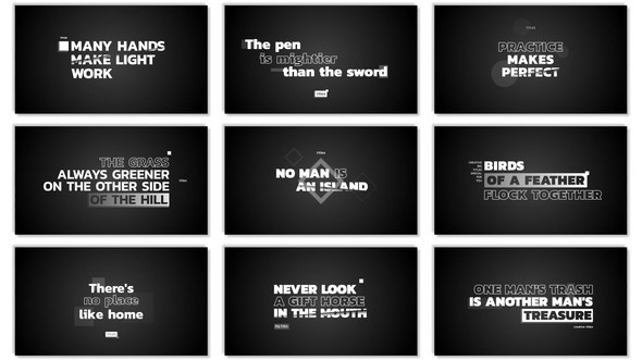 Videohive Cut Titles Titles template preview