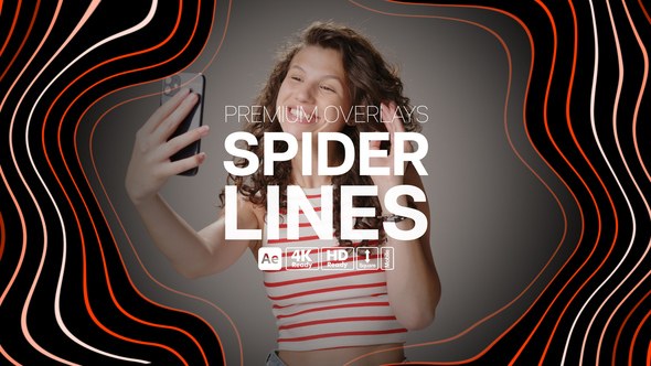 Videohive Premium Overlays Spider Lines Elements template preview