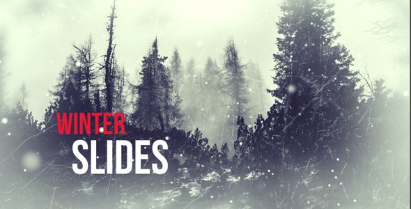 Videohive Winter Slides Video Displays template preview