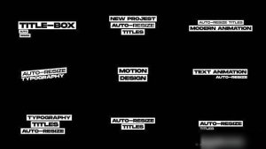 Videohive Auto-Resize Titles | AE Titles template preview