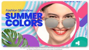 Videohive Colors of Summer Fashion Slideshow Openers template preview