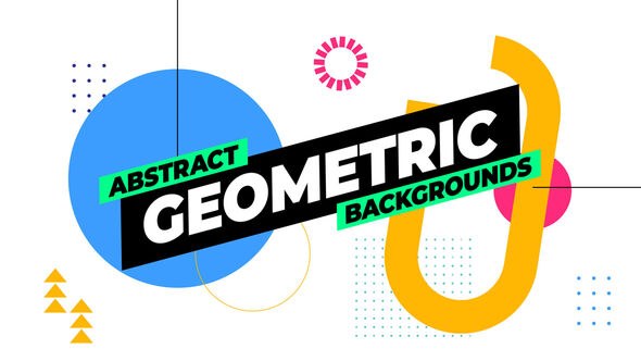 Videohive Geometric Backgrounds 53238349 Elements template preview