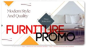 Videohive Furniture Promo Project Product Promo template preview