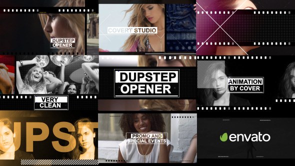 Videohive Fashion Dupstep Openers template preview
