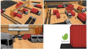 Videohive Transport company Intro Openers template preview