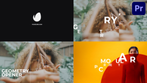Geometry Opener for Premiere Pro Premiere Pro template preview