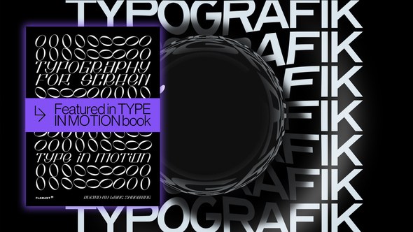 Typografik - Typography Animation Pack Video Displays template preview