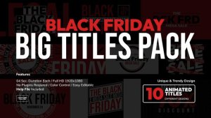 Videohive Black Friday Titles 49301728 Titles template preview