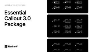 Call Out Video Displays template preview