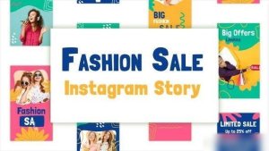 Videohive Fashion Sale instagram Stories 34308622 Video Displays template preview