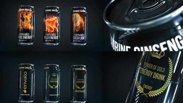 Videohive Energy Drink Product Promo template preview
