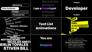 Videohive List Text Animations Titles template preview