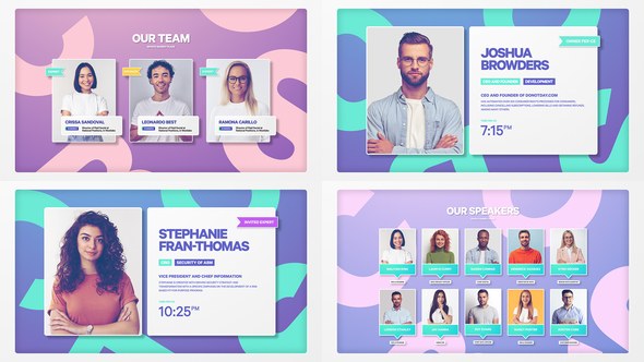Videohive Corporate Team Presentation Elements template preview