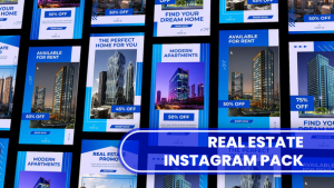 Videohive Real Estate Insta Stories Video Displays template preview