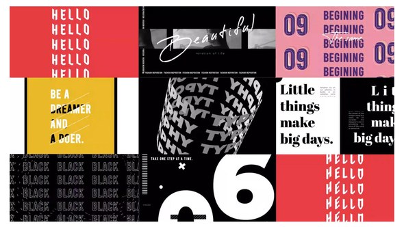 Videohive Abstract Typography titles Titles template preview