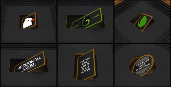 Videohive Rotation Ident (Dark) Openers template preview