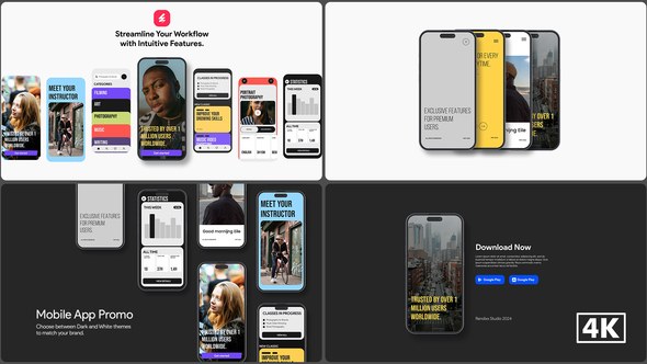 Videohive Mobile App Promo 55735507 Product Promo template preview