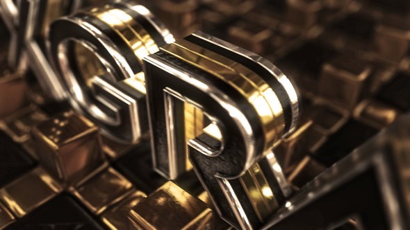 Videohive Gold Cross Logo Logo Stings template preview