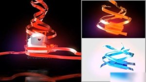 Videohive Ribbon logo 22862610 Logo Stings template preview