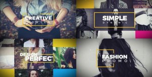 Fashion Opener Video Displays template preview
