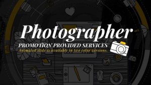 Photographer Promo Video Displays template preview