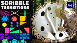 Videohive Scribble Transitions for After Effects Elements template preview