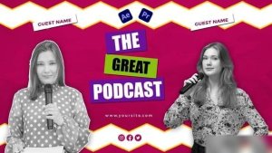 Videohive Vibrant Podcast Opener Template Openers template preview