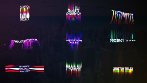 Videohive Distortion Titles Titles template preview