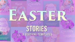 Videohive Easter Stories 51277423 Easter template preview
