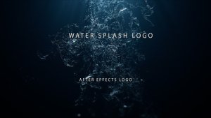 Videohive Water Splash Logo 24036379 Logo Stings template preview