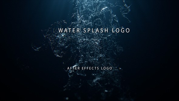 Videohive Water Splash Logo 24036379 Logo Stings template preview